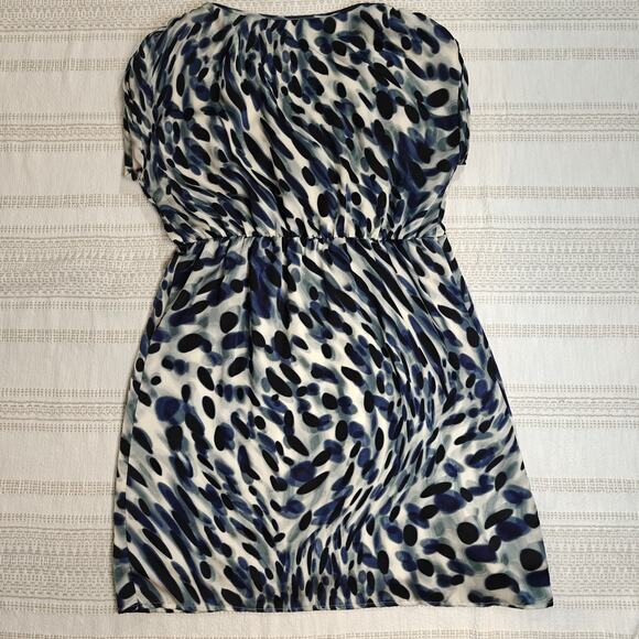 Jennifer Lopez Abstract Print Wrap Dress Size XL NEW - Picture 2 of 6